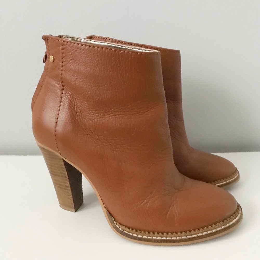 Chestnut Brown Ankle Boots - Picture 5 of 8